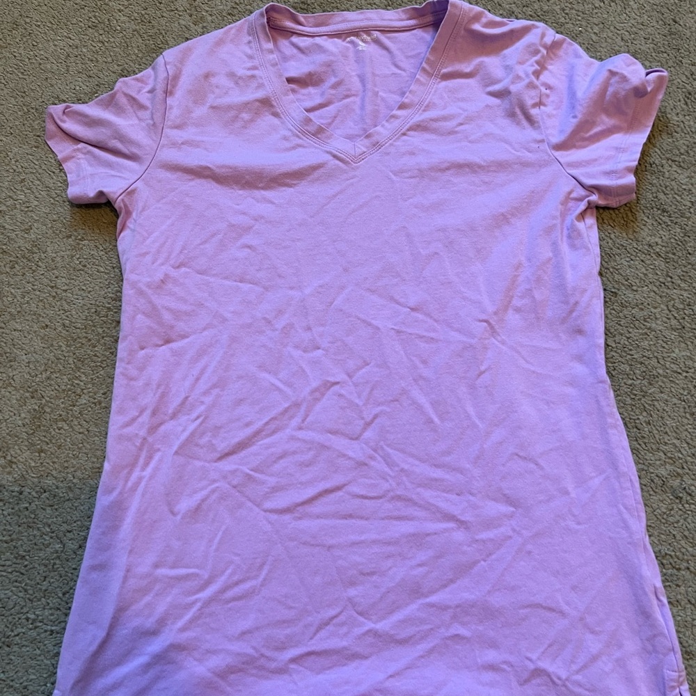 Great Northwest Clothing Company Light Purple V-Neck Tee